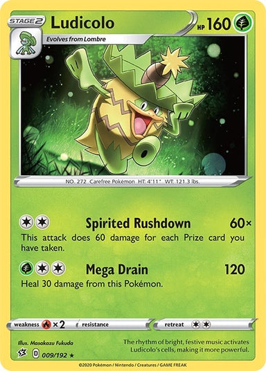 Image for Ludicolo (009/192) (SWSH02: Rebel Clash) - Pokemon