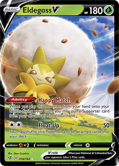 Image for Eldegoss V (019/192) (SWSH02: Rebel Clash) - Pokemon