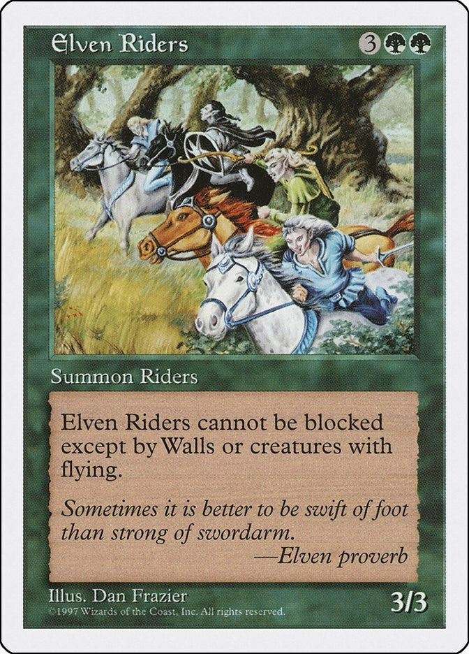 Image for Elven Riders (Fifth Edition) (5ED) - Magic: The Gathering