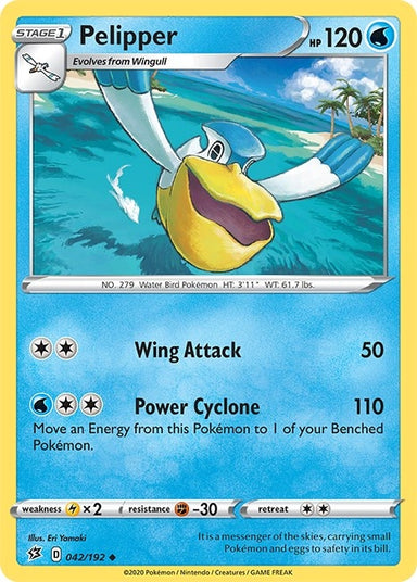 Image for Pelipper (042/192) (SWSH02: Rebel Clash) - Pokemon