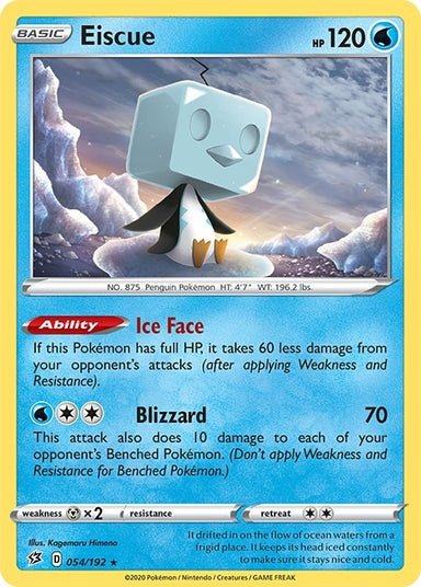 Image for Eiscue (054/192) (SWSH02: Rebel Clash) - Pokemon