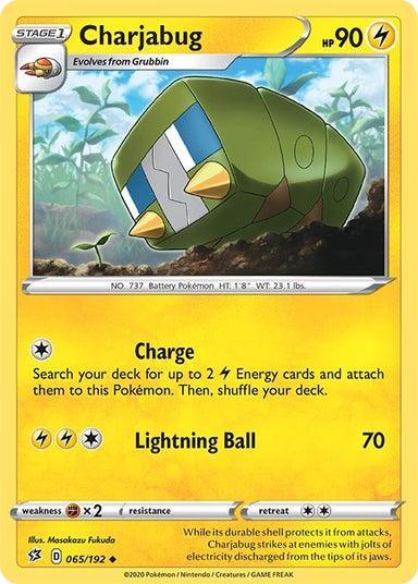 Image for Charjabug (065/192) (SWSH02: Rebel Clash) - Pokemon