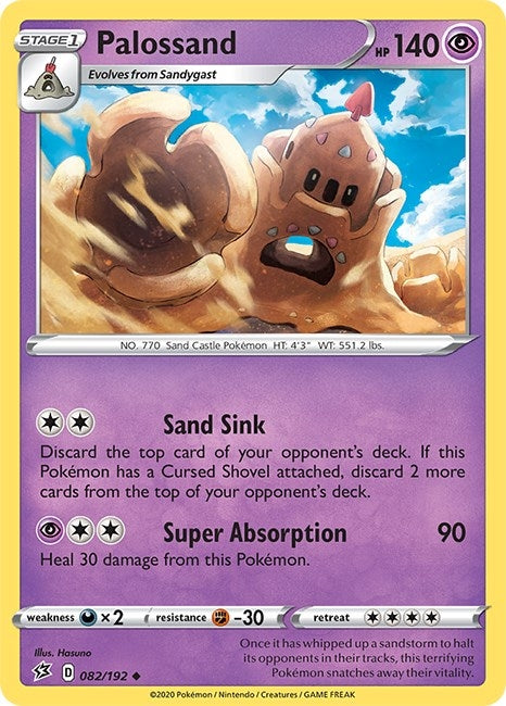 Image for Palossand (082/192) (SWSH02: Rebel Clash) - Pokemon