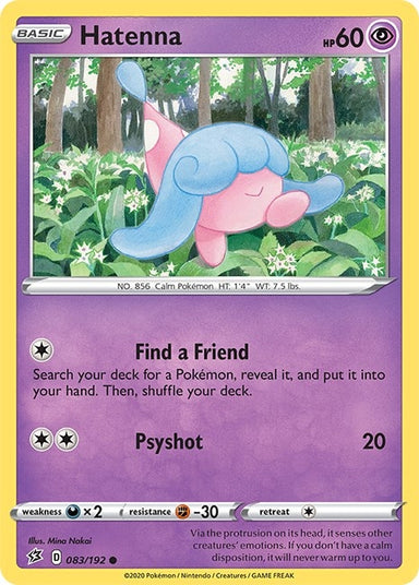 Image for Hatenna (083/192) (SWSH02: Rebel Clash) - Pokemon