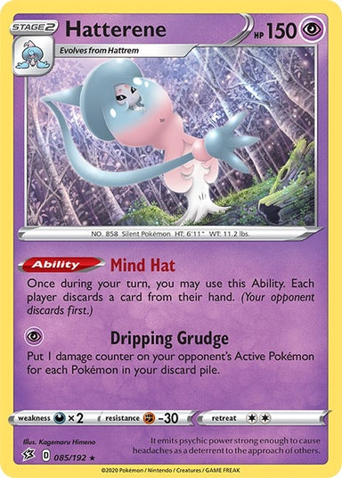 Image for Hatterene (085/192) (SWSH02: Rebel Clash) - Pokemon