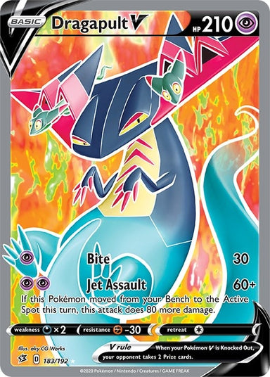 Image for Dragapult V (Full Art) (183/192) (SWSH02: Rebel Clash) - Pokemon