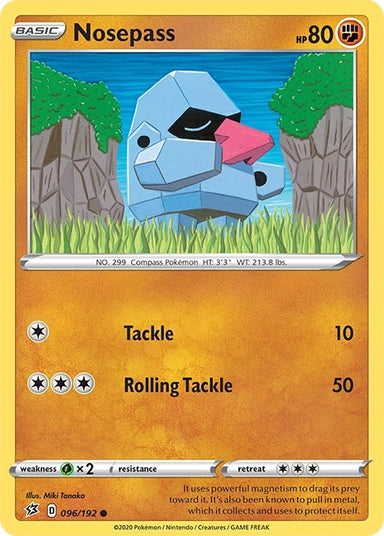 Image for Nosepass (096/192) (SWSH02: Rebel Clash) - Pokemon