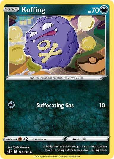 Image for Koffing (112/192) (SWSH02: Rebel Clash) - Pokemon
