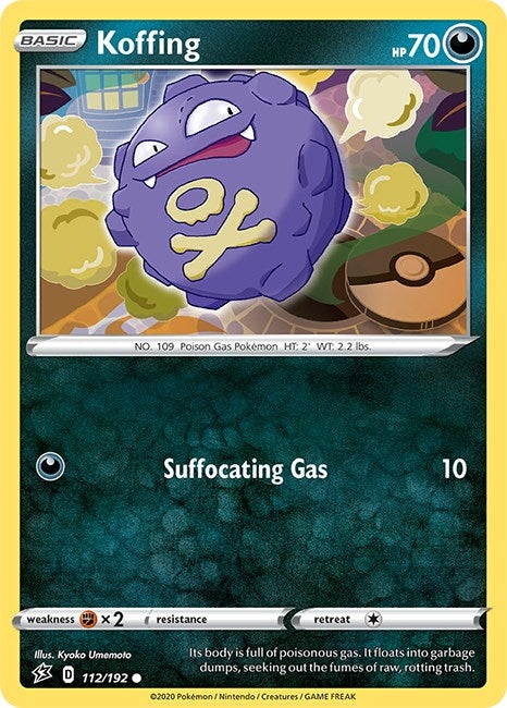 Image for Koffing (112/192) (SWSH02: Rebel Clash) - Pokemon