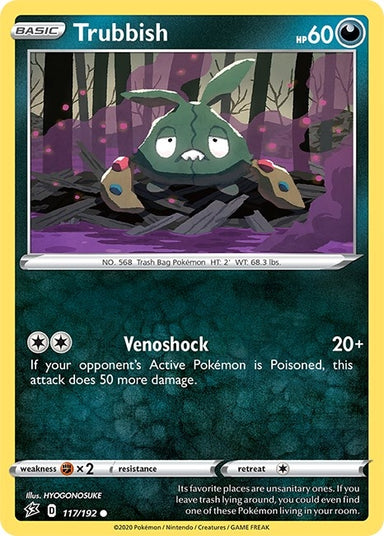 Image for Trubbish (117/192) (SWSH02: Rebel Clash) - Pokemon