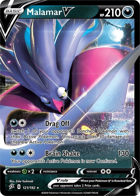 Malamar V (121/192) (SWSH02: Rebel Clash)