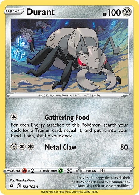 Durant (132/192) (SWSH02: Rebel Clash)
