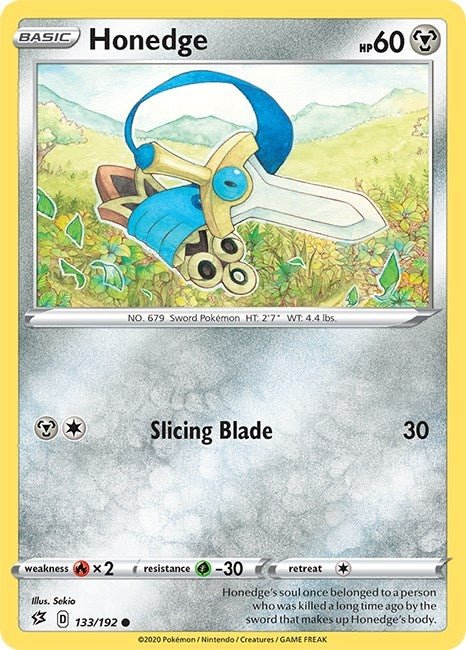 Honedge (133/192) (SWSH02: Rebel Clash)