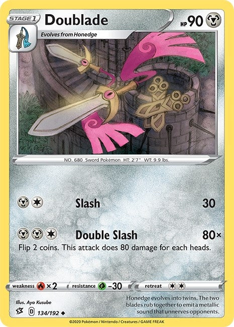 Doublade (134/192) (SWSH02: Rebel Clash)