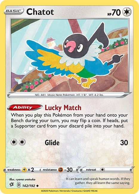 Chatot (142/192) (SWSH02: Rebel Clash)