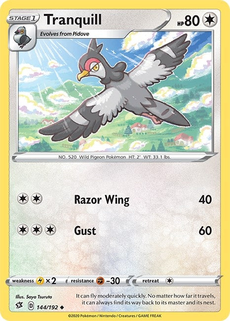 Tranquill (144/192) (SWSH02: Rebel Clash)