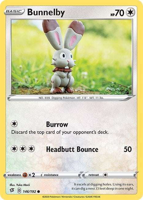 Bunnelby (146/192) (SWSH02: Rebel Clash)