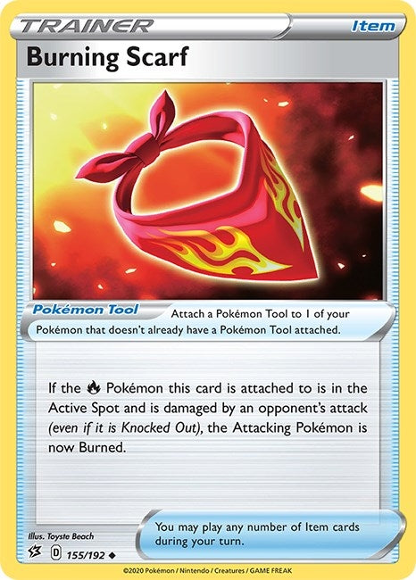 Burning Scarf (155/192) (SWSH02: Rebel Clash)