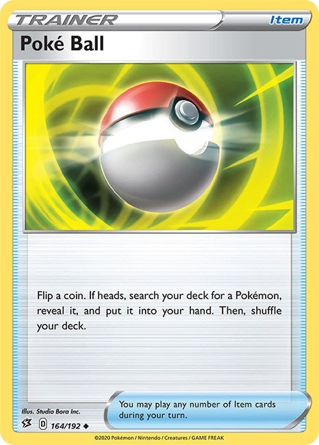 Poke Ball (164/192) (SWSH02: Rebel Clash)