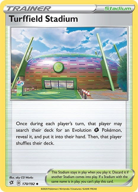 Turffield Stadium (170/192) (SWSH02: Rebel Clash)
