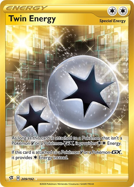 Twin Energy (Secret) (209/192) (SWSH02: Rebel Clash)