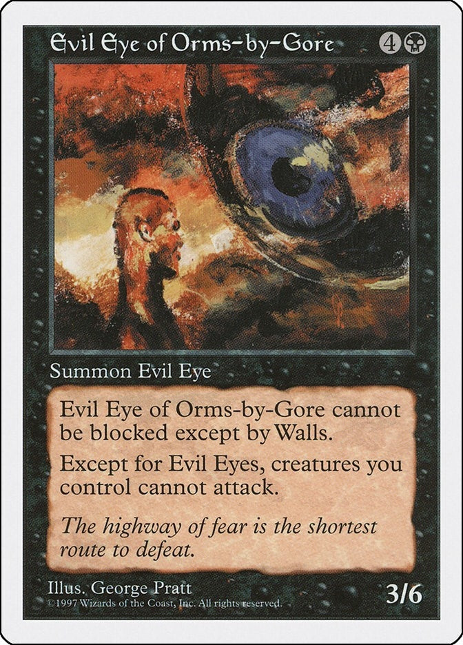 Image for Evil Eye of Orms-by-Gore (Fifth Edition) (5ED) - Magic: The Gathering