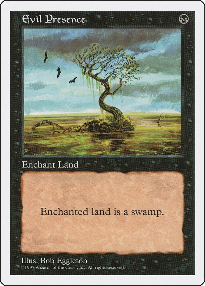 Image for Evil Presence (Fifth Edition) (5ED) - Magic: The Gathering