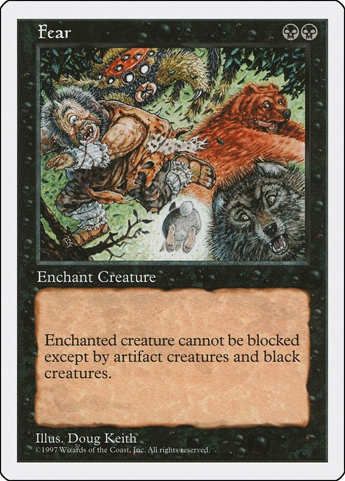 Image for Fear (Fifth Edition) (5ED) - Magic: The Gathering