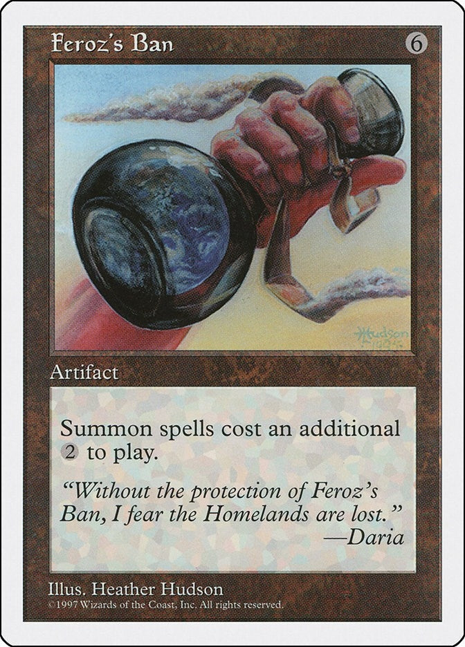 Image for Feroz's Ban (Fifth Edition) (5ED) - Magic: The Gathering