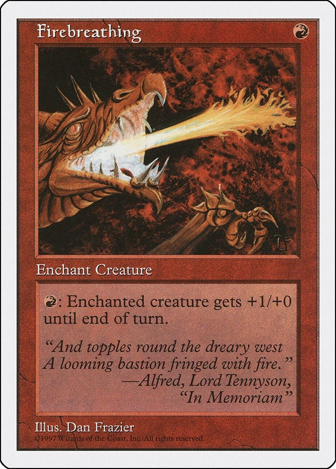 Image for Firebreathing (Fifth Edition) (5ED) - Magic: The Gathering