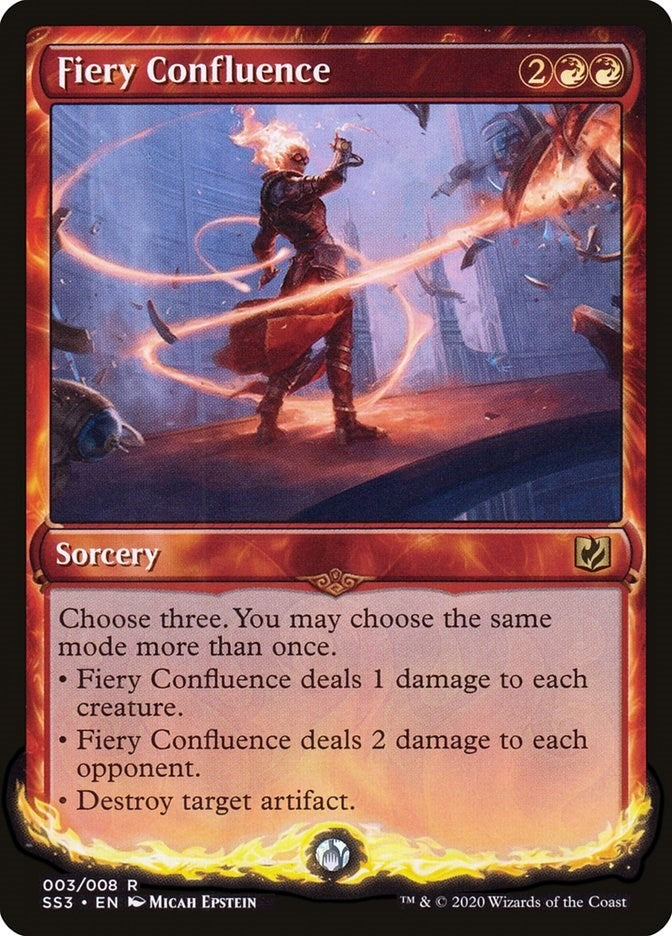Image for Fiery Confluence (3) (SS3) - Magic: The Gathering