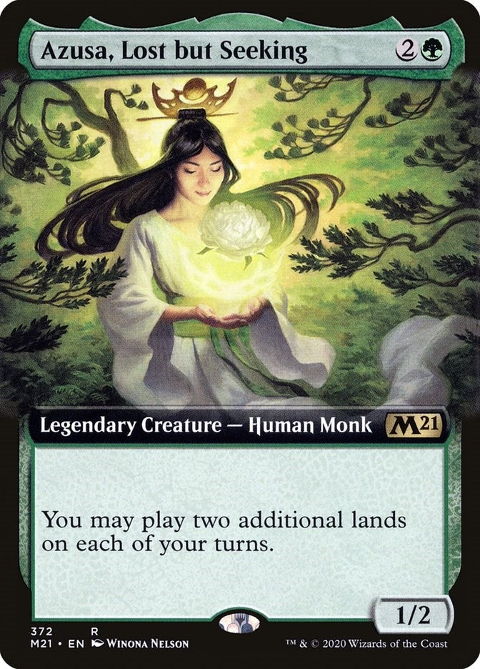 Azusa, Lost but Seeking (Extended Art) (372) (Core Set 2021)