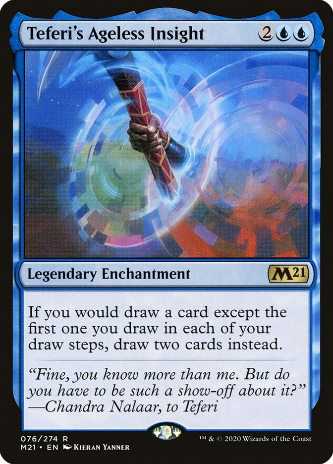 Image for Teferi's Ageless Insight (76) (M21) - Magic: The Gathering