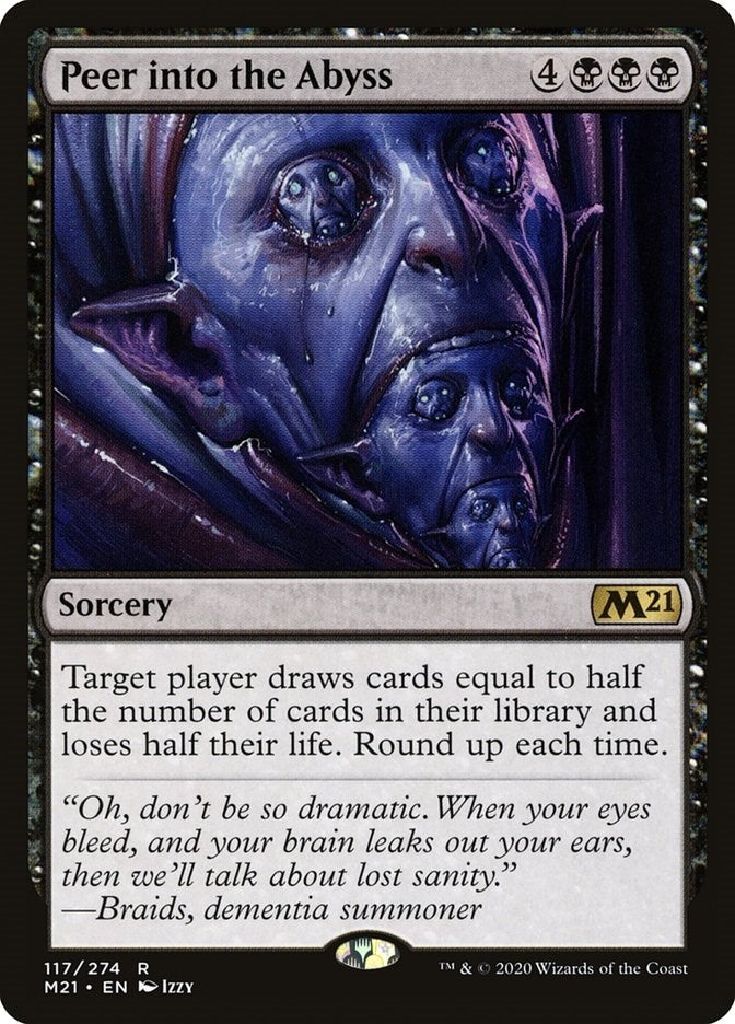 Image for Peer into the Abyss (117) (M21) - Magic: The Gathering