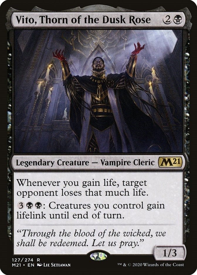 Vito, Thorn of the Dusk Rose (127) (Core Set 2021)