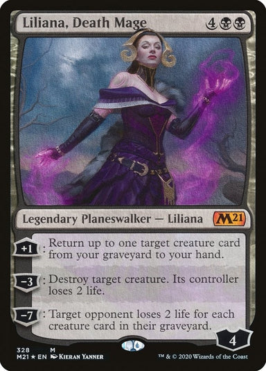 Image for Liliana, Death Mage (328) (M21) - Magic: The Gathering
