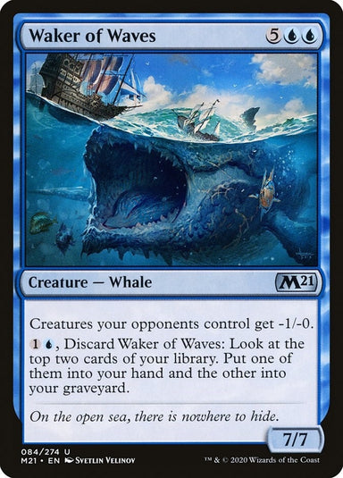 Image for Waker of Waves (84) (M21) - Magic: The Gathering