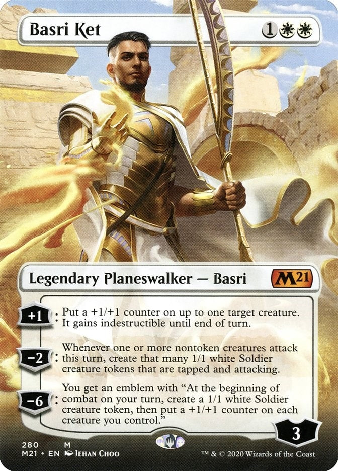 Image for Basri Ket (Borderless) (280) (Core Set 2021) (M21) - Magic: The Gathering