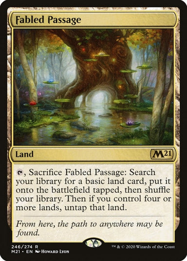 Image for Fabled Passage (246) (M21) - Magic: The Gathering