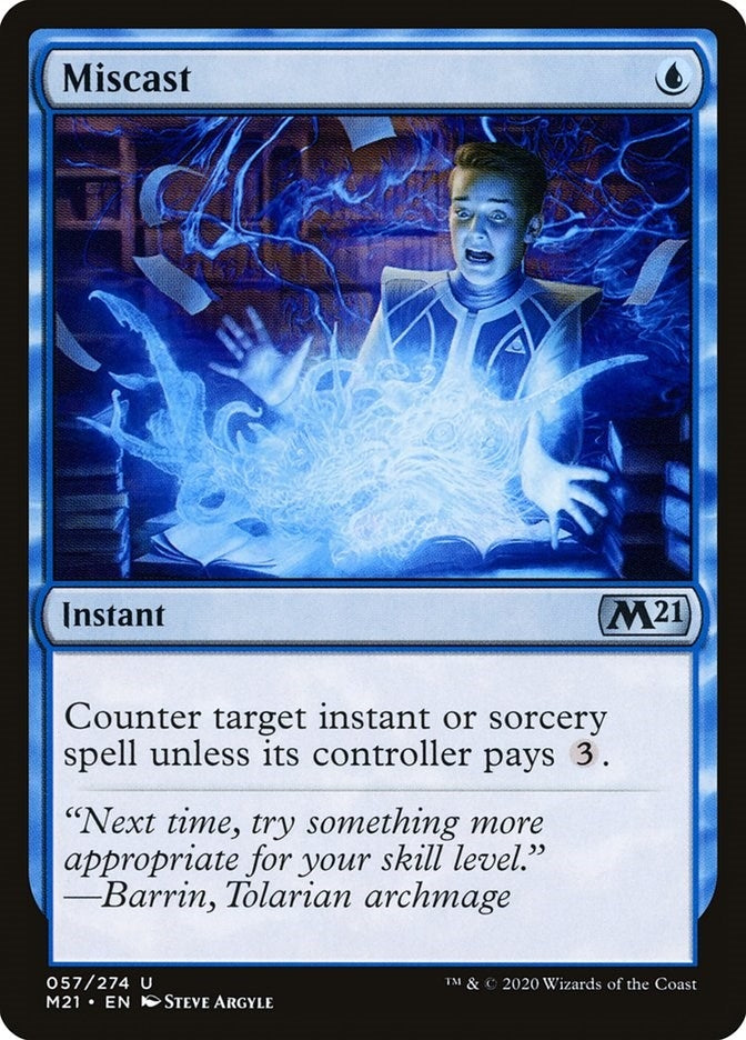 Miscast (57) (Core Set 2021)