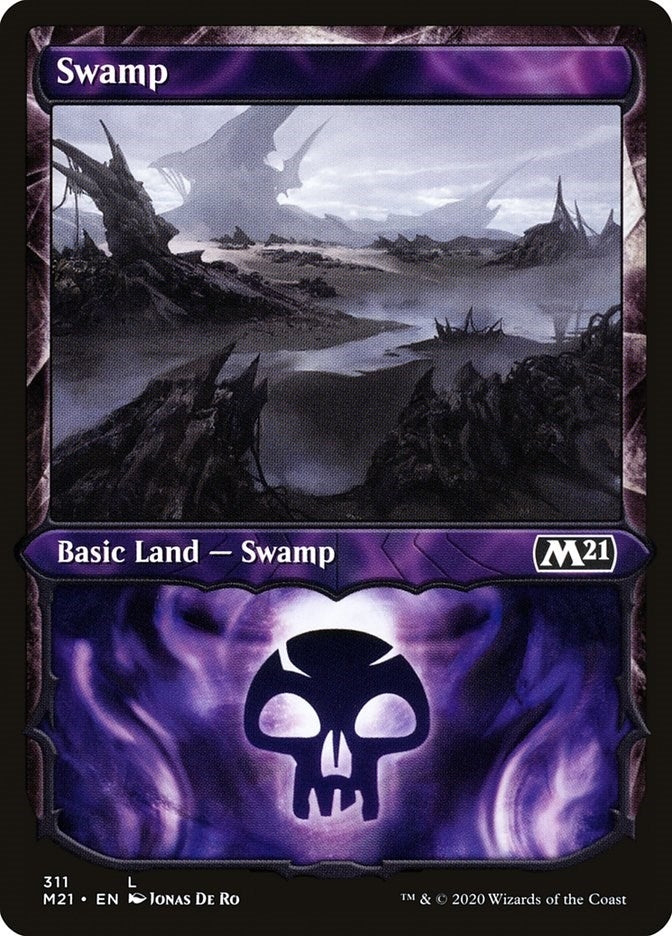 Image for Swamp (Showcase) (311) (Core Set 2021) (M21) - Magic: The Gathering