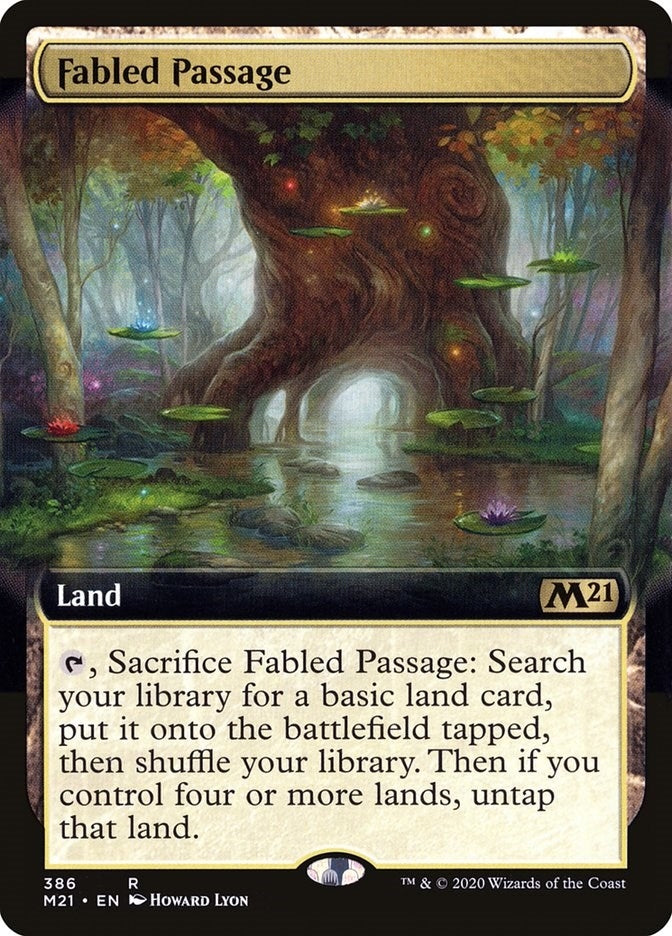 Fabled Passage (Extended Art) (386) (Core Set 2021)