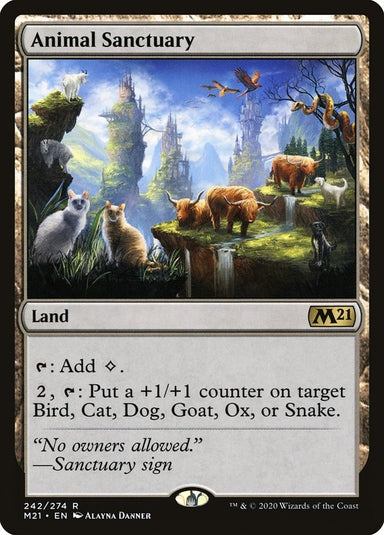 Image for Animal Sanctuary (242) (M21) - Magic: The Gathering