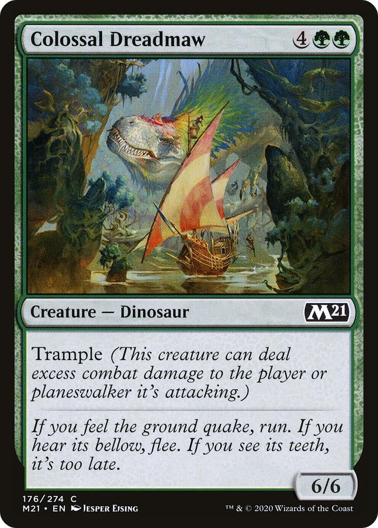 Colossal Dreadmaw (176) (Core Set 2021)