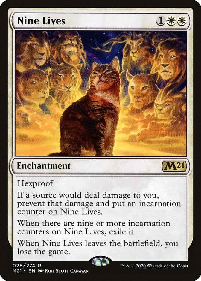 Image for Nine Lives (28) (M21) - Magic: The Gathering