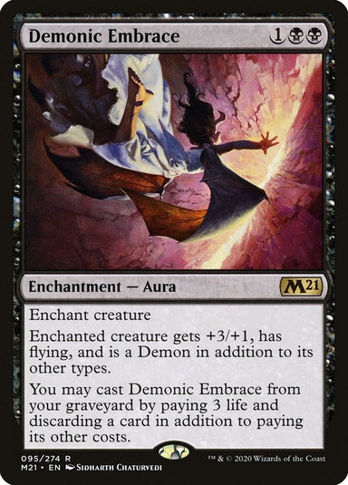 Image for Demonic Embrace (95) (M21) - Magic: The Gathering