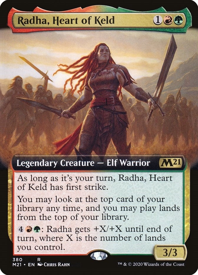 Radha, Heart of Keld (Extended Art) (380) (Core Set 2021)