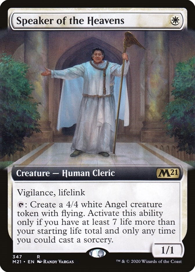 Speaker of the Heavens (Extended Art) (347) (Core Set 2021)