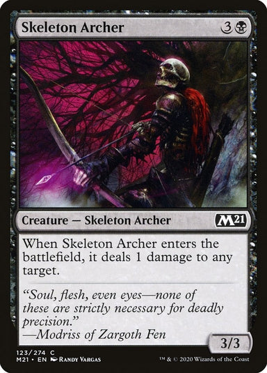 Image for Skeleton Archer (123) (M21) - Magic: The Gathering