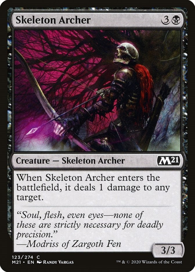 Image for Skeleton Archer (123) (M21) - Magic: The Gathering